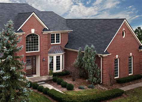 best color metal roof for brick house|black shingles on brick house.